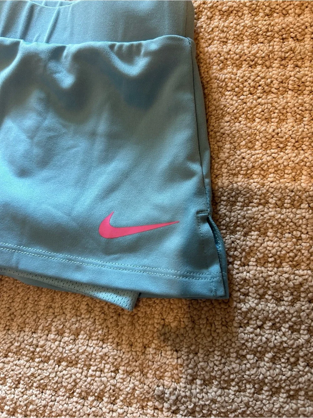 Baby Nike Dry Fit Skort Blue with Pink Swoosh